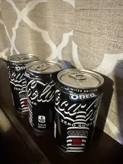 LIMITED EDITION OREO COCA COLA ZERO SUGAR SODA 3 PACK 7.5 FLOZ MINI CANS