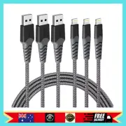 Iphone Charger Cable 1M 3Pack, Apple Mfi Certified Lightning Cable Nylon Braided