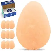 HartFelt [10 Pack] Gentle Exfoliating Facial Sponge for Face - Daily Cleansing Face Scrubber - Buf Dirt Away with Puf styled Reusable Face Pads for Removing Makeup, Dirt, and Dead Skin