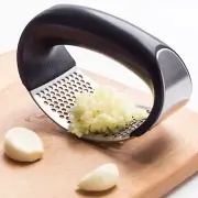 Stainless Steel Garlic Crusher Manual Squeezer Mash New Tool Kitchen Household