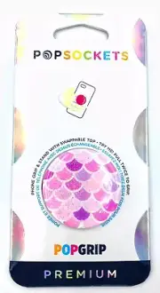 Popsockets Premium Glitter ✨ Pink Mermaid Phone Holder PopSocket Pop Socket