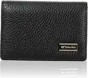 [ゴールデンベア] Golden Bear GBMW4JM1 Business Card Holder, GoldenBear Soft Shrink Leather, Smart Business Card Holder, Card Case, Genuine Cowhide Leather, Black, Black, one Size