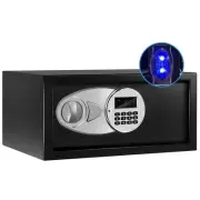 Safe Box with Sensor Light,Money Safe Box with Key & Digital Lock for Home. S...