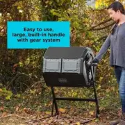 BLACK DECKER Compost Bin, Stainless Steel, Countertop, 166 oz.