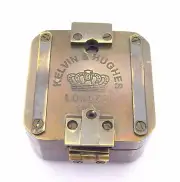 Solid Brass Kelvin Hughes 1917 Brunton Compass/ Antique Compass/ Christmas Compa
