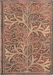 Wildwood (Tree of Life) Midi Unlined Journal: Hardcover, 120 gsm, ribbon marker, memento pouch, elastic closure, book edge printing