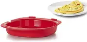Microwave Omelette Maker - Silicone Pan Non-Stick - Integrated Design Baking Pan Omelet Tool, Quick and Easy Silicone Omelet Tool