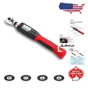 3 3/8” Digital Torque Wrench 3.7-37 ft-lbs with Hard Case & Calibration Cert