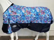 AXIOM 1800D BALLISTIC WATERPROOF CLASSIC PAISLEY 300g HORSE RUG - 5' 9