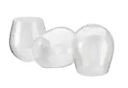 Aspen Creative 23612-03, Seeded Barrel Glass Shade, 5-1/2" Dia x 6-1/8" H/Cen...