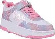 Heelys LOPI Wheeled Heel Shoe, Pink/White/Multi, 5 US Unisex Big Kid, Pink/White/Multi, 5 Big Kid