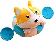 KOMBIUDA 1pc Adorable Corgi Bath for Safe No Battery Required Bath Soothing for Young Childrens Smooth Surface Design