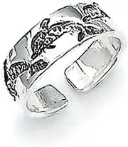 [JewelryWeb] 925 Sterling Silver Dolphin toe ring-toe ring for Women