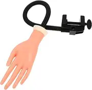 Ipetboom Nail Practice Model Hand Movable Flexible Fake Hand for Manicure Training Lightweight for Easy Carrying High Simulation for Nail Art Beginners Convenient and Reusable Display Tool