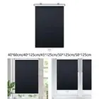 Car Windshield Roller Blind Sunshade Easily Install Black Privacy Blackout