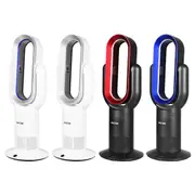 Spector Ceramic Space Heater Electric 1650W Portable Remote Quiet Bladeless Fan