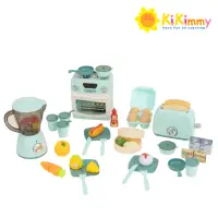 在飛比找momo購物網優惠-【kikimmy】家家酒廚房玩具系列兩件組(土司機/果汁烤/