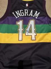 BRANDON INGRAM NEW ORLEANS PELICANS NOLA AUTOGRAPHED JERSEY JSA COA