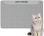 Gihioue Cat Litter Mat, Cat Litter Catcher Mat, Cat Mat for Litter Box, Litter Collection Mat, Litter Control for Cat Litter, Non-Slip Mat for Cat Litter, Double Layer