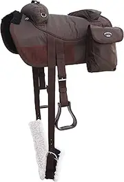 CHALLENGER Horse Western Bareback Saddle Pad Trail w/Pockets Girth Stirrups 39205