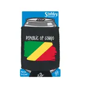 Republic Of Congo Country Flag Nationality - Stubby Holder With Base