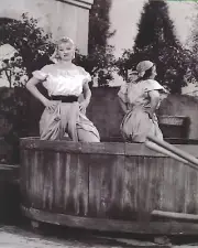 I Love Lucy Lucille Ball Stomping Grapes B/W 11x14 Photo