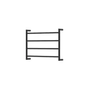 600*450*100mm Kaya Matte Black Stainless Steel Heated Towel Rail