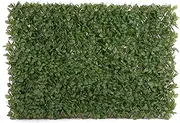 [Jollybower] Expandable Faux Ivy Privacy Fence Screen, Stretchable Willow Lattice Panels, Artificial Hedge Single Sided for Leaf Decoration, Fencing, Backyard, Balcony, Patio, Outdoor, Home Decor