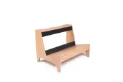 Gator Frameworks Elite Series Large Wooden Combo Guitar Amp Stand in Natural ...