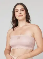 Spanx Undie-tectable Better Bandeau Size XS Creme Blush New With Tags