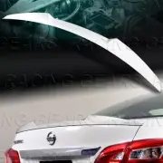 W-POWER PEARL WHITE V-STYLE ABS REAR TRUNK SPOILER WING FOR 13-19 NISSAN SENTRA