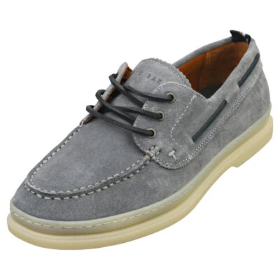 Ted Baker Cromerr Mens Boat Shoes in Grey - 8 UK