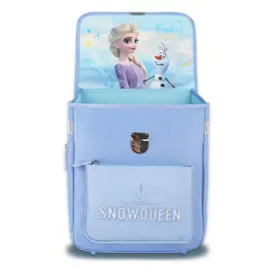 【Disney 迪士尼】冰雪奇緣翻蓋式立體定型護脊兒童書包(平輸品)