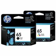 HP 65 Black and Colour Ink Cartridge Combo Pack