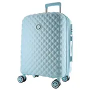 Pierre Cardin 54cm CABIN Hard Shell Suitcase 4 Wheeled - Blue