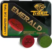 Tiger Emerald Tips (24 tips) w/FREE SHIP - Cue Components Making Repair Supplies