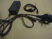 Thrustmaster T128-X Racing Wheel power supply - ac cable and USB-C cable.