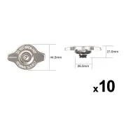 10 Pcs Tridon Recovery Radiator Cap for Hyundai Accent MC Coupe RD Santa Fe SM