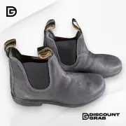 Blundstone 1910 Men's Suede Chelsea Boots Steel Grey - Size 10.5