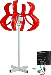 12000W 48V Portable Vertical Helix Wind Power Turbine Generator,Vertical Wind Turbine, Kit with Charge Controller