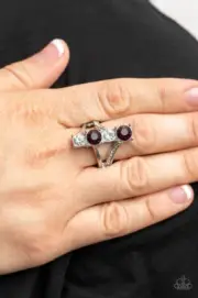 Paparazzi: Duplicating Dazzle - Purple Ring