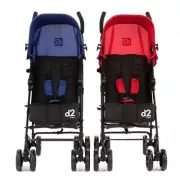 Diono Two2Go Lightweight Stroller, Red (1-Pack) This is for 1 stroller in Red