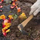 Gardening Manual Wooden Handle Steel Digging Soil Hoe Garden Hand Tool