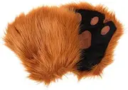 [FOMIYES] 1 Pair Thermal Gloves for Women Touch Screen Cat Paw Design Cosplay Gloves Winter Warmth