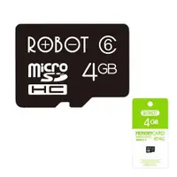 在飛比找蝦皮購物優惠-存儲卡 Micro SDHC ROBOT 4GB CLASS