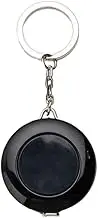 Black Spring Soft Tape Measure, 60 inch/150cm Keyring Design Retractable Tape Measuring Tape for Body Sewing Tailor Cloth Ruler