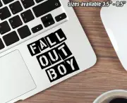 Fall out Boy old school stencil decal