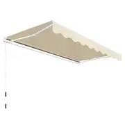 4X3 M Awning Frame Sun Shelter Screen Frametomatic Roll-Back Aluminium White