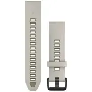 Garmin 010-13391-06 QuickFit 20 mm Fog Gray Silicone Replacement Watch Strap
