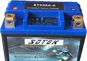 LiFePO4 lithium motorcycle starter battery 12V 6AH/9AH/12AH/14AH/18AH/24AH High capacity Built-in BMS Suitable for a variety of motorcycles High efficiency and durability(STX07L113x69x85MM)